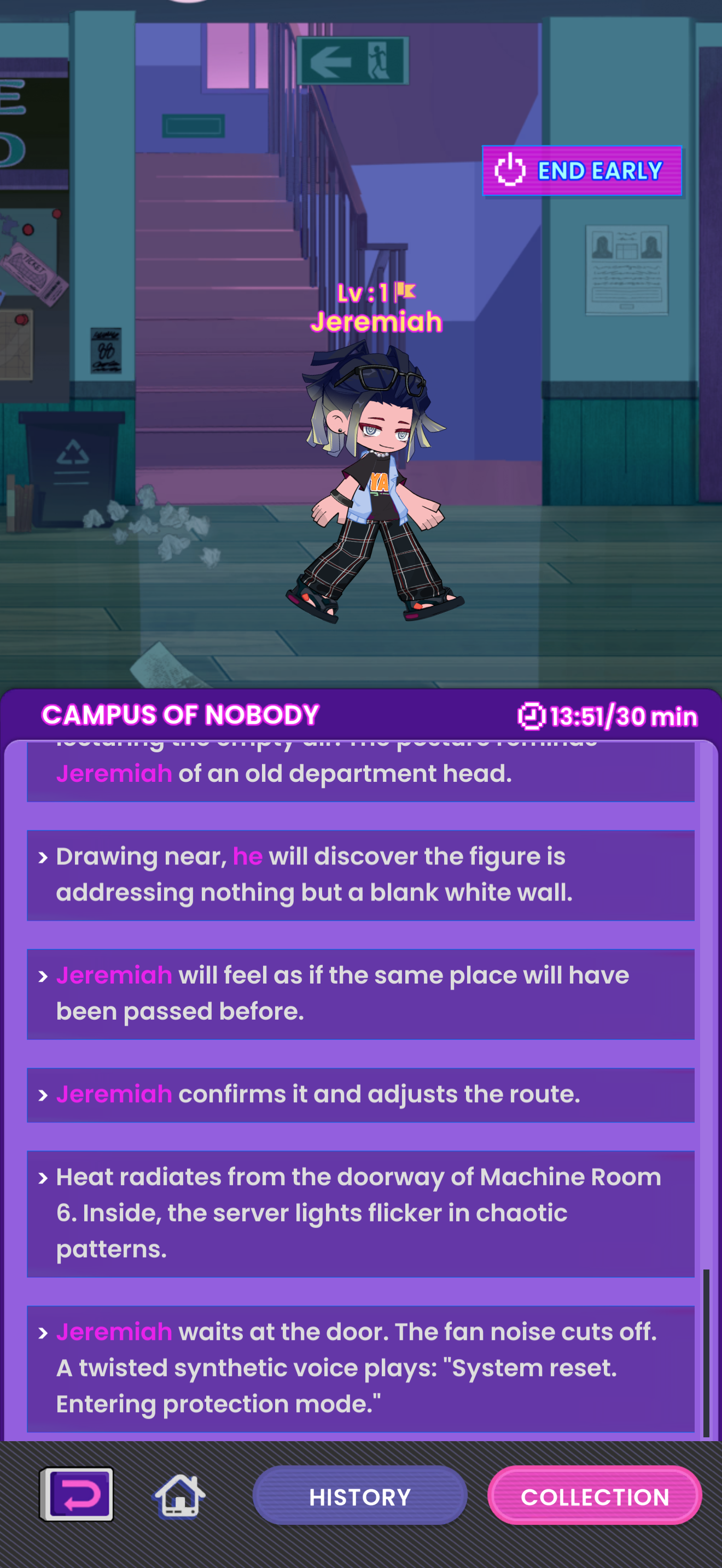 A character adventure in Bside